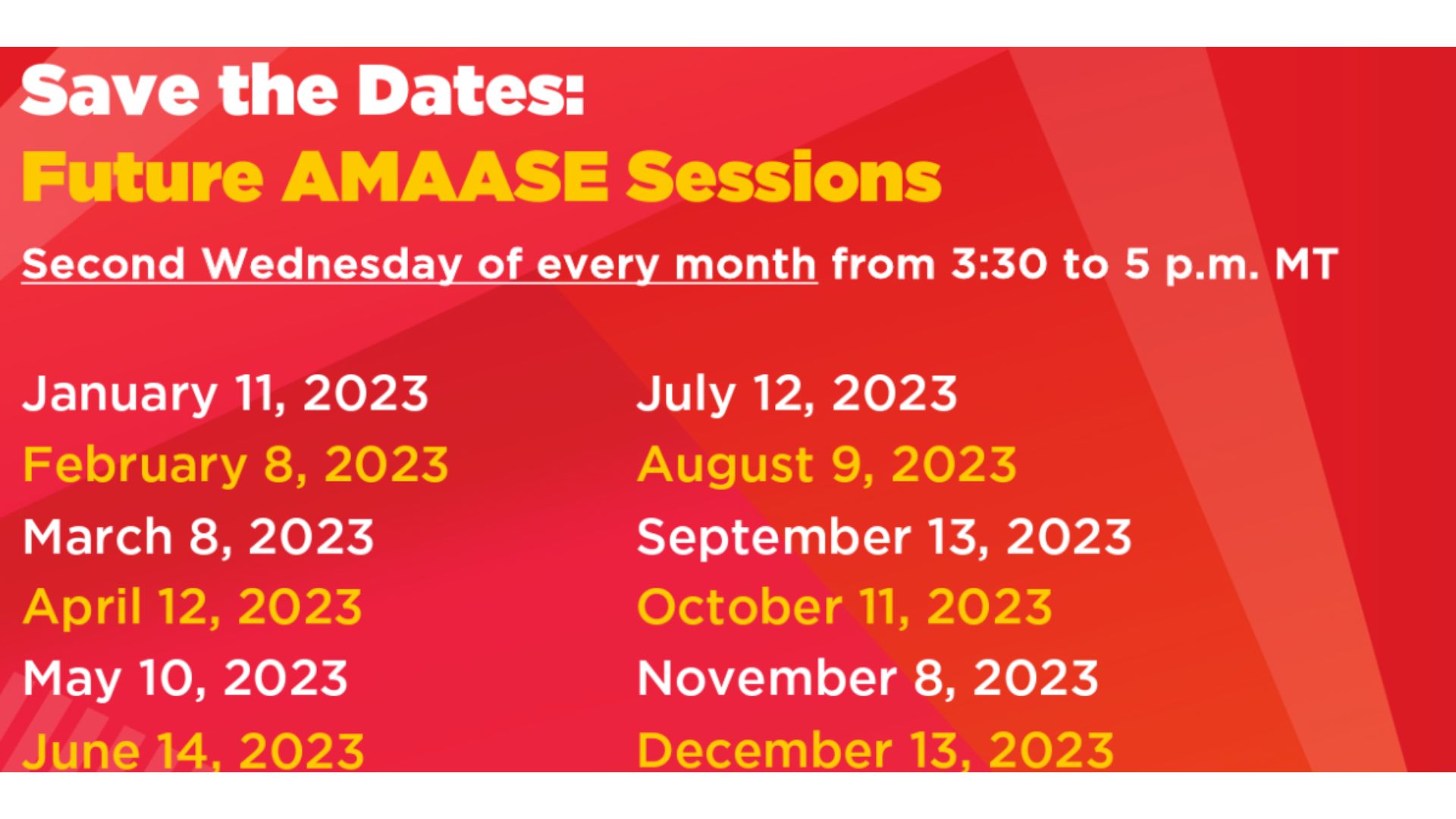 event and training image