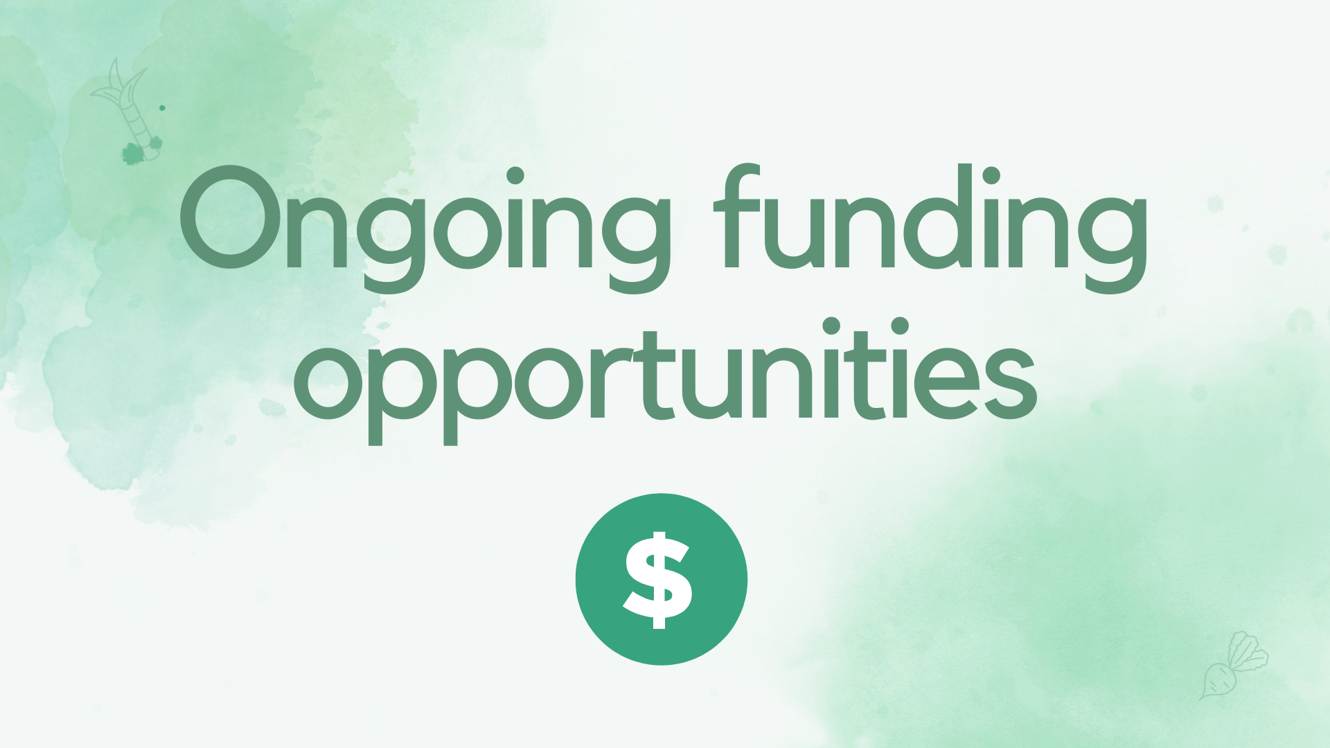 funding opportunity image