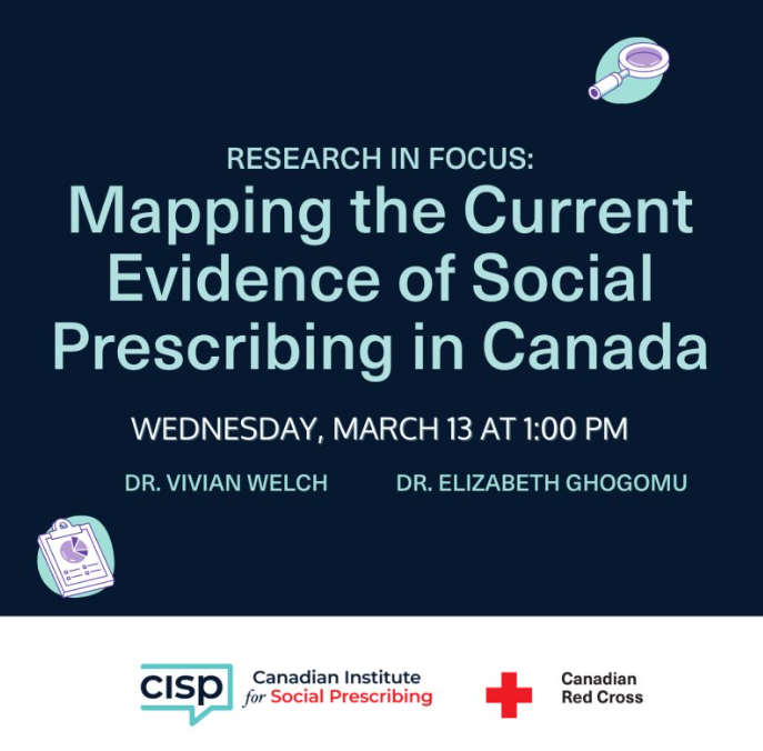 Webinar Mapping Of The Current Evidence Of Social Prescribing In Canada Healthy Aging Core 7279